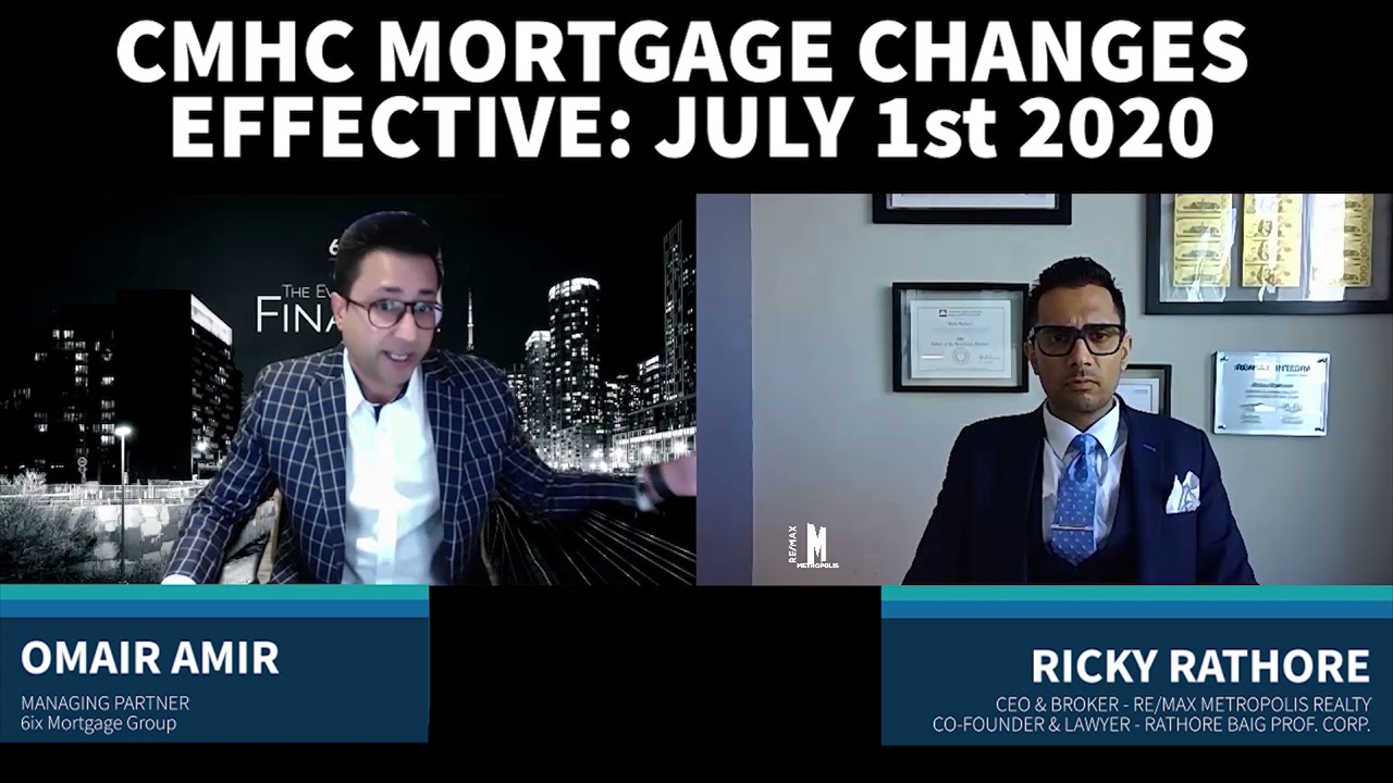 🎯 CMHC Mortgage Changes Explaind - Effective July 1st, 2020 👀 - YouTube