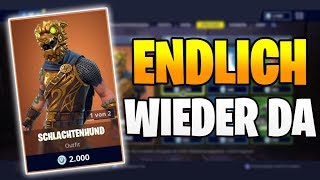 Item Shop Fortnite Heute - endlich wieder da schlachtenhund skin fortnite shop heute 7 2 item shop 7 februar