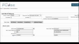 Manufacturing-Job Work Return - Work Order English