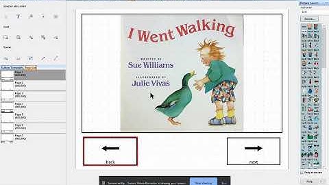 Making a book using Communicator 5.