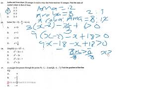 BECE 2023 Mathematics Paper 1 questions with answers