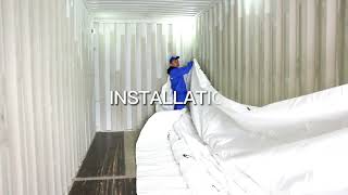 LAF Container Liner for raw hides transportation