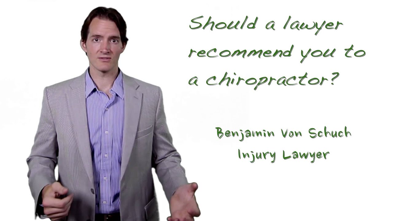 Should your car accident lawyer refer you to a chiropractor? | Atlanta injury lawyer