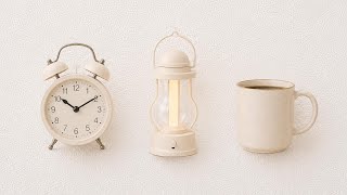 Soft Beats for Rest | Ivory Clock, Lantern & Warm Coffee screenshot 3