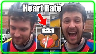 CdawgVA's heart rate monitor was on while he was taking a sh*t