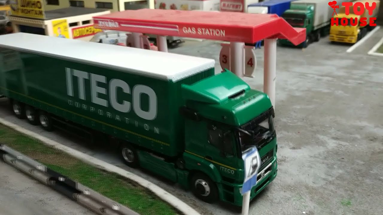 Модель грузовика КАМАЗ 5490 с полуприцепом ITECO масштаб 1/43. Про машинки. фотки