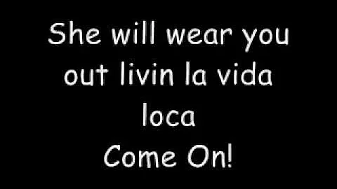 Ricky Martin - Livin La Vida Loca | LYRICS