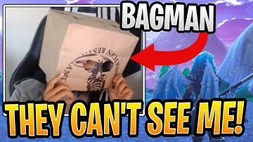Daequan Turns Into BAGMAN to Hide From Stream Snipers! - Fortnite Best and Funny Moments