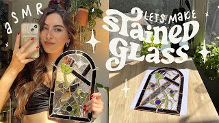 asmr ☁ make stained glass with me