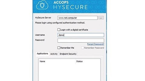 ACCOPS Software latest version download