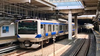 JR東日本E531系カツK405編成発車シーン（日立IGBT素子2レベルVVVF制御・TDカルダン）