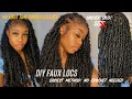 DIY BUTTERFLY LOCS! No crochet needed! *My first time doing them*