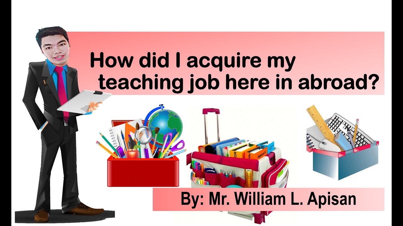 How Did I Acquire My Teaching Job Abroad YouTube