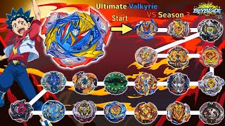 【Ultimate Valkyrie VS ALL Beyblade Burst Cho-Z Marathon】 ベイブレードバースト 超ゼツ 베이블레이드 버스트  초제트 마라톤 배틀