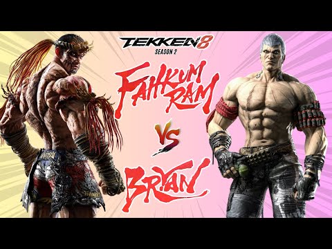 The Most SAVAGE Fight in Tekken 8 - Fahkumram VS Bryan Fury