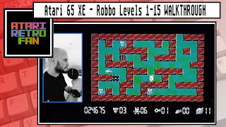 Atari XL/XE Robbo Levels 1-15 WALKTHROUGH