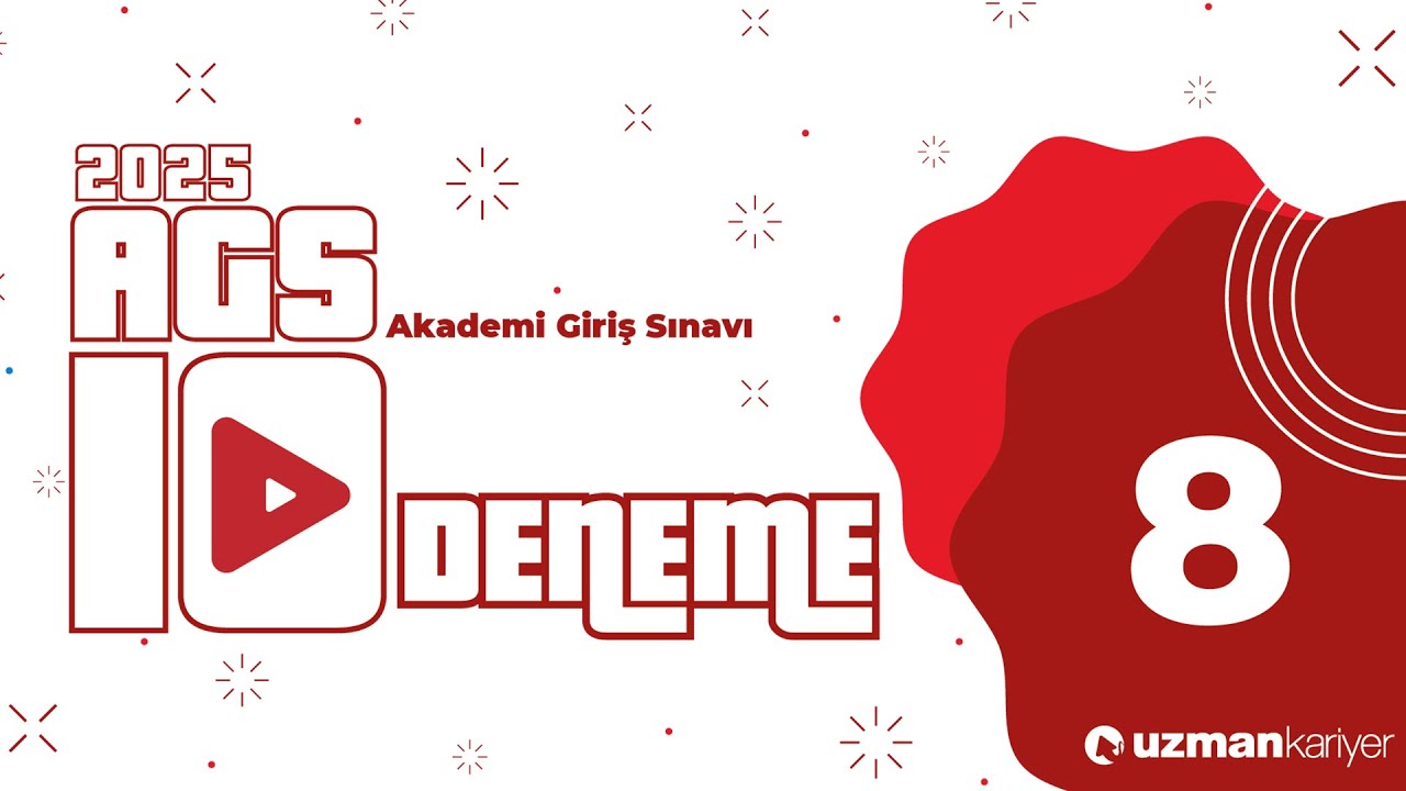2025 - AGS DENEME 8 -  MEVZUAT SORU ÇÖZÜMLERİ
