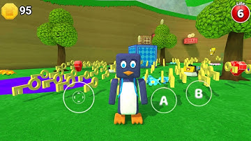 Penguin in Secret Place - Super Bear Adventure Multiplayer Gameplay Walkthrough