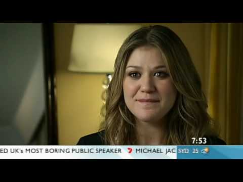 Sunrise's James Tobin interviews Kelly Clarkson