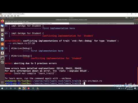 Rust编程视频教程 进阶 P7 003 4trait作为返回值 Youtube Rust编程视频教程 进阶 P7 003 4trait作为返回值 Youtube