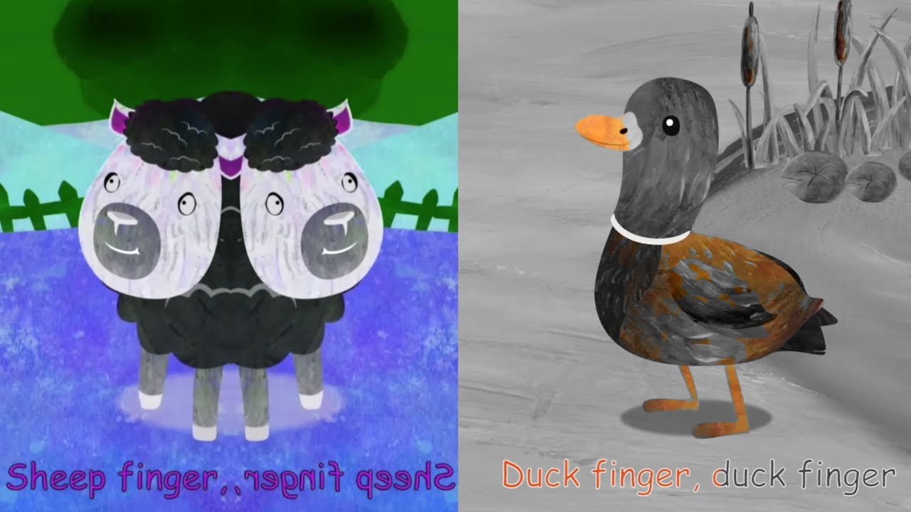 Sheep Finger and Duck Finger Mix Effects//Sponsored By Gamavison Csupo Effects 