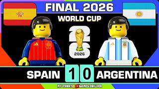 World Cup Final 2026 🏆 Spain vs Argentina 1-0 | All Goals & Hіghlіghts Lego Football screenshot 2