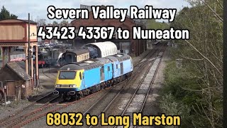 Severn Valley Railway | Rail Adventure 43423 & 43467 to Nuneaton & 68032 to Long Marston with TP08
