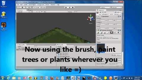 Unity: Adding terrain, Grass, Trees, and Skybox