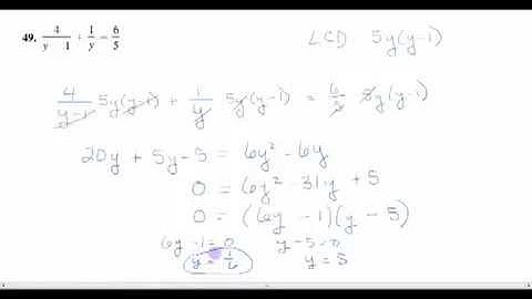 7.6 Solving Rational Equations