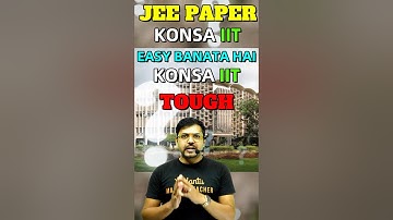 Easy & Tough JEE Papers by IITs😨😨 #shorts #jee2024 #jeemains #jeepreparation #jeeadvanced #iitjee