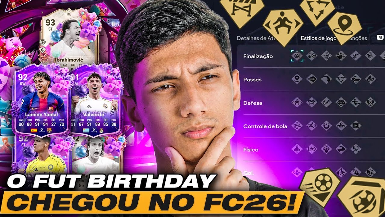 CHEGOU UM EVENTO ABSURDO! FUT BIRTHDAY NO EA FC 26