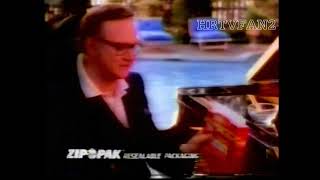 1987 Post Bran Flakes Commercial (Zip-Pak Freshness/Steve Allen)