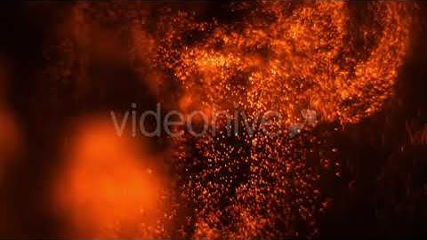 Magical Orange Particles Background | Motion Graphics - Envato elements