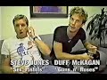 Capture de la vidéo Duff Mckagan & Steve Jones Interview 1996