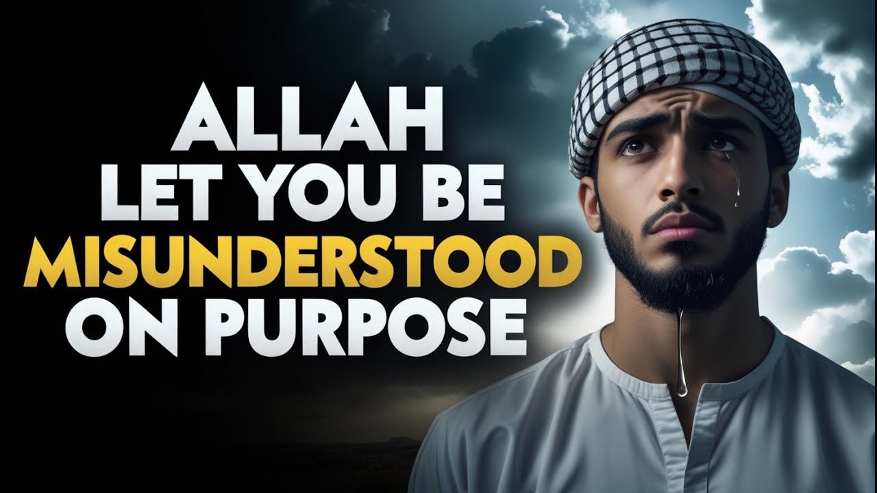 Allah Let You Be Misunderstood… So You’d Stop Explaining What He’s Still Unfolding  ISLAM