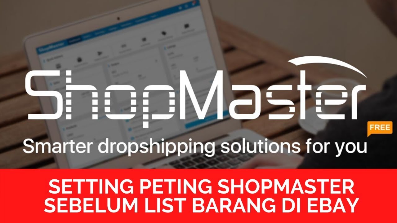 Setting Penting Shopmaster Software - YouTube