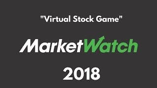 Market Watch Tutorial- Stock Market Competition 2018 NHSA
