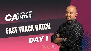 CA INTER GST | FAST TRACK BATCH | DAY 1