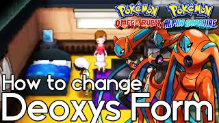 How to Change Deoxys Form – Pokemon Omega Ruby and Alpha Sapphire – Pokemon ORAS How To