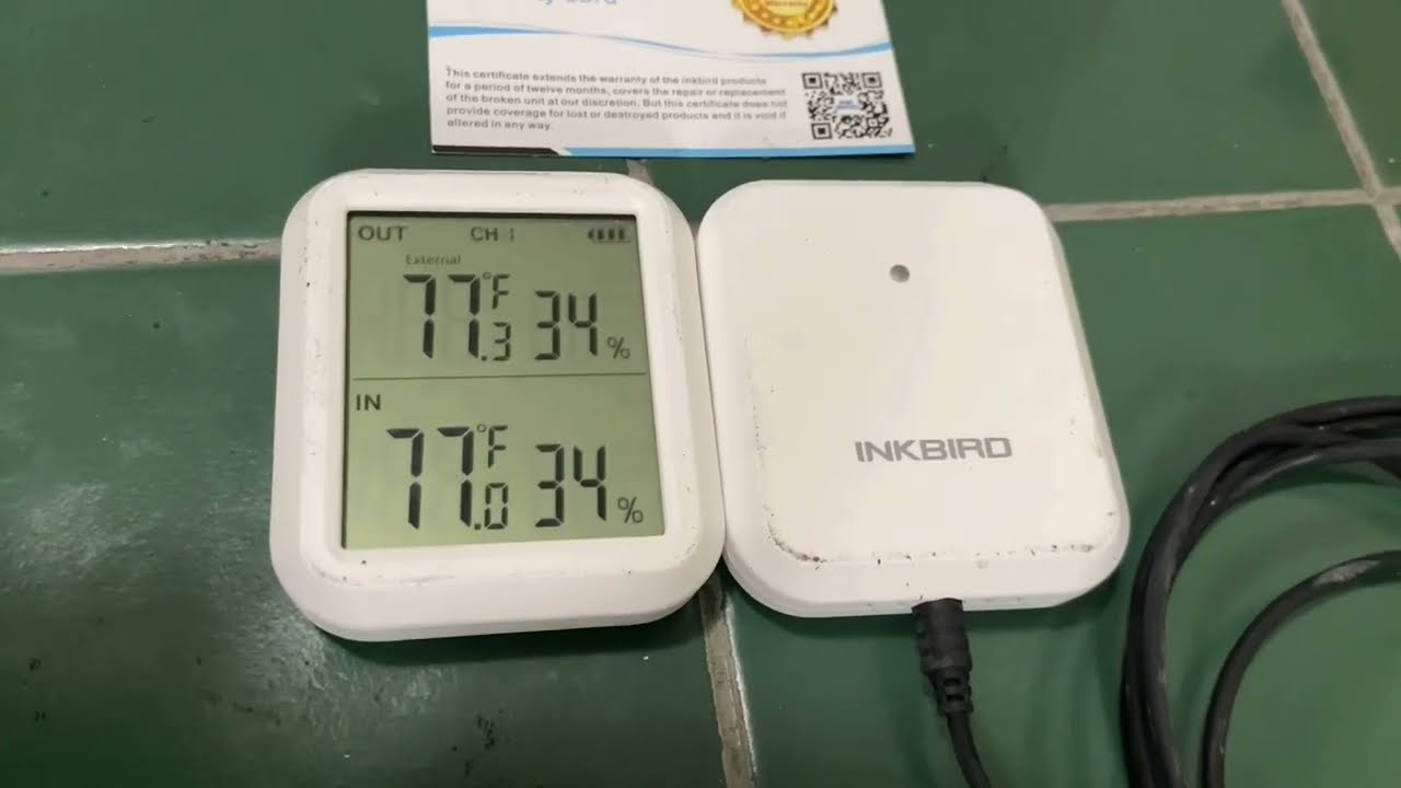 INKBIRD WiFi Thermometer Hygrometer Monitor Indoor Outdoor