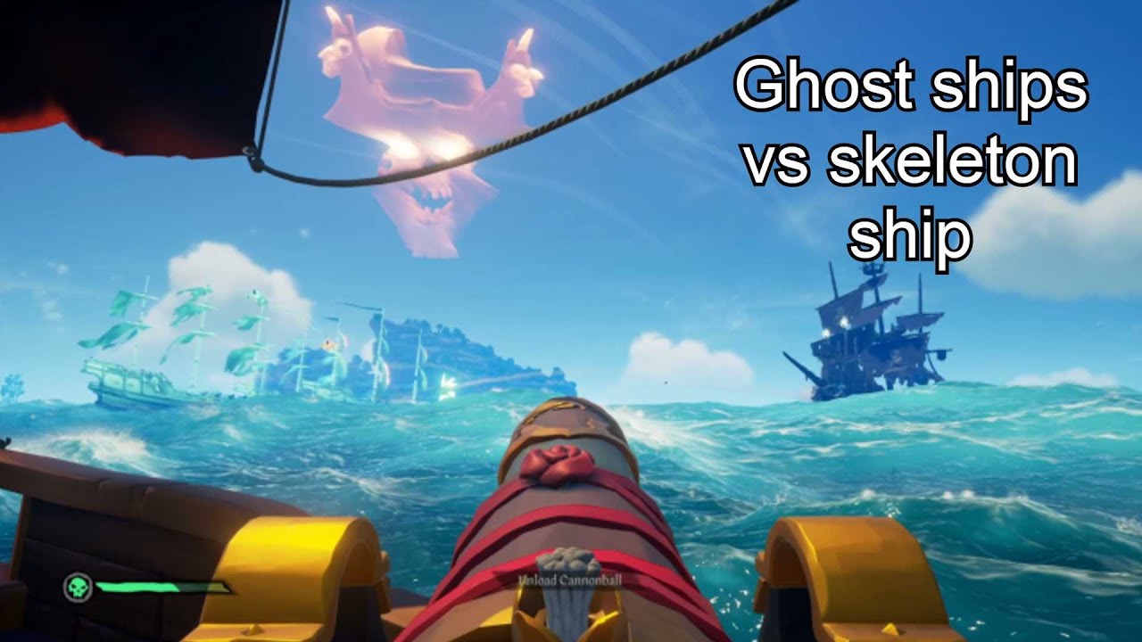 ghost ships and skeleton ships free for all HUGE LOOT HULL(sea of ...