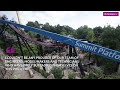 Timelapse footage shows the rebuild of 'Nemesis Reborn' at Alton Towers Resort