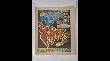 1977 2000 A.D. AD Programme Issue 4 JUDGE DREDD 3rd appearance UK Comic Book Magazine (Peek Inside)