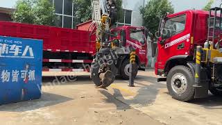 multifunctional crane can grab steel .wood sand ,made in China ,factory -directly price