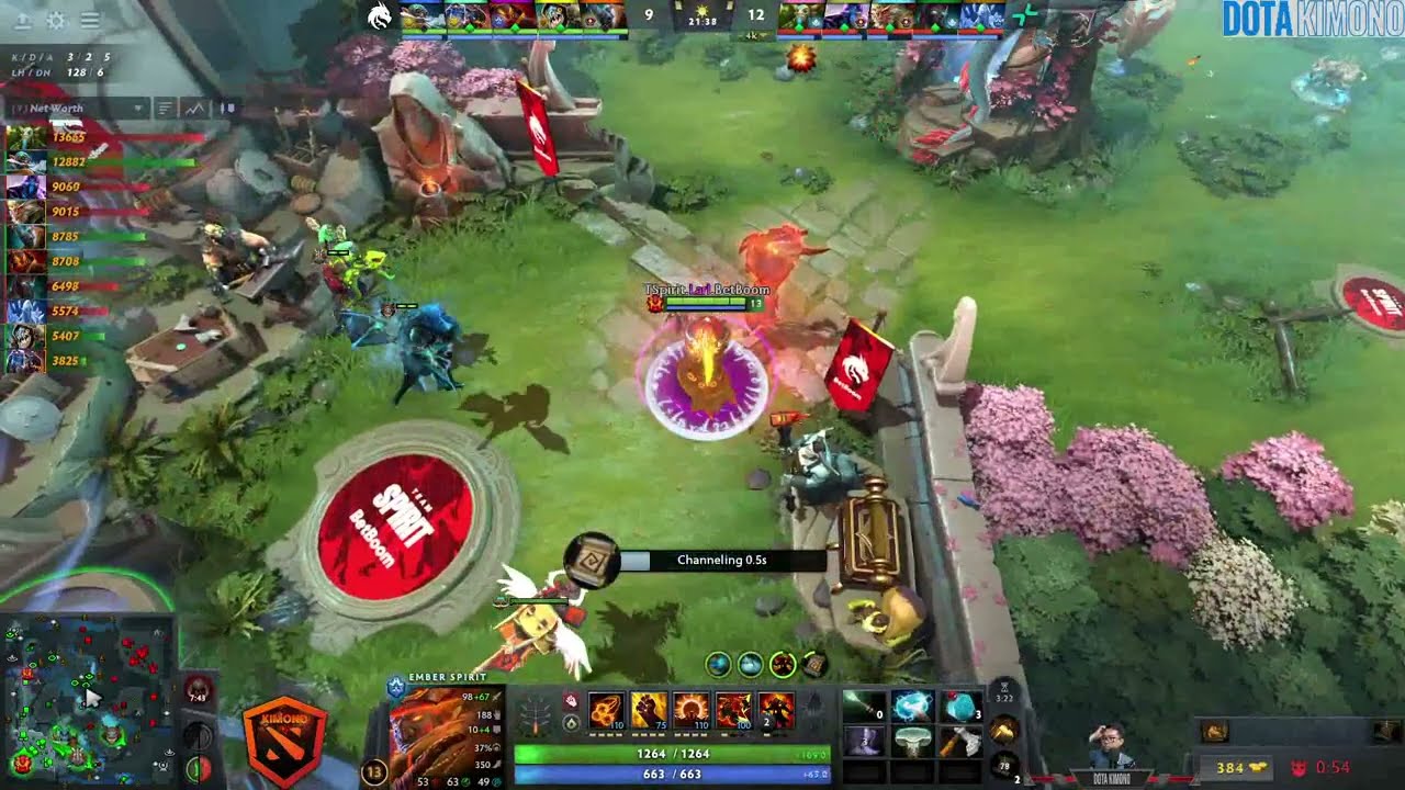 🔥 Larl - Ember Spirit Midlaner - Team Spirit vs Parivision Slam Blast III Dota 2 patch 7.38C