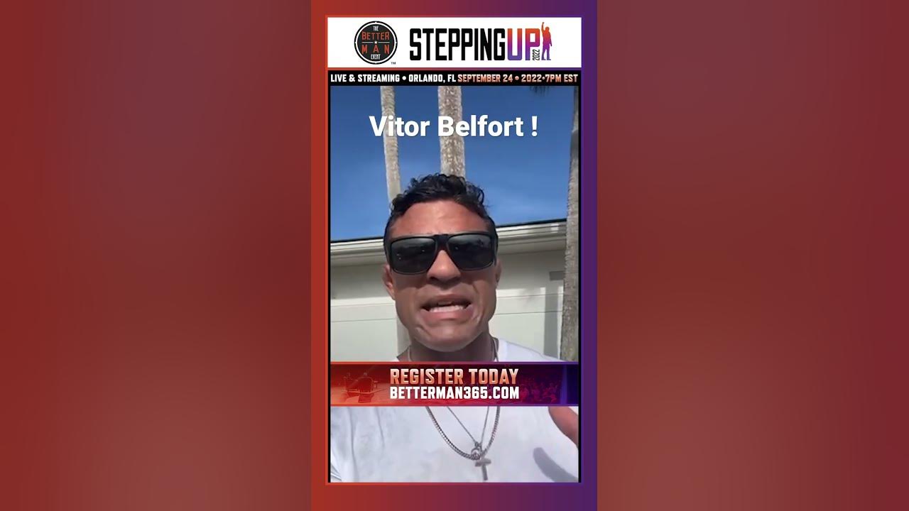 Belfort at Better Man Event! ufc belfort men champion god jesus 