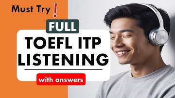 Full TOEFL ITP Listening Practice Test 2024 with Answers | English Listening MCQ: Exam Simulation