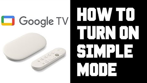 Google TV How To Turn on Apps Only Mode - Apps Only Simple Mode Google TV Streamer Home Page