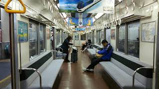 近鉄南大阪線 6020系C23編成の車内を眺める動画