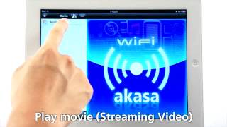 Akasa Duo Dock X WiFi HDD Docking Station Apple iPad Setup Video screenshot 2